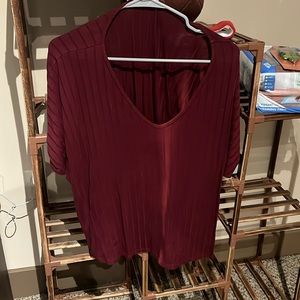 Maroon Blouse